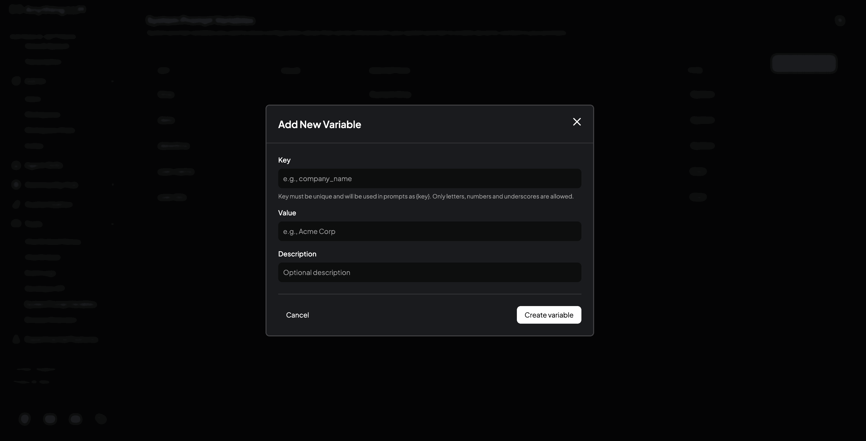 Methodius AI Custom Variables